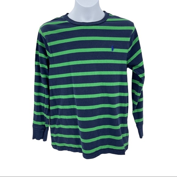 Polo Ralph Lauren Striped Long Sleeve T-Shirt Sz M - Picture 1 of 6